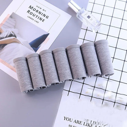 Soft Cotton Underwear for Women – 7PCS Plus Size Panties, Sexy & Comfortable