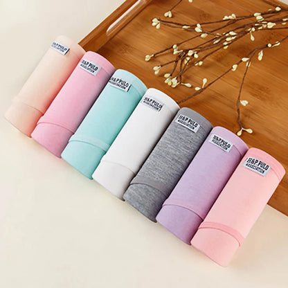 Soft Cotton Underwear for Women – 7PCS Plus Size Panties, Sexy & Comfortable