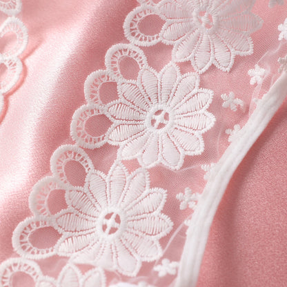 "Flirty White Teddy Bodysuit – Sexy Hollow Floral Lingerie for Adult Nights"