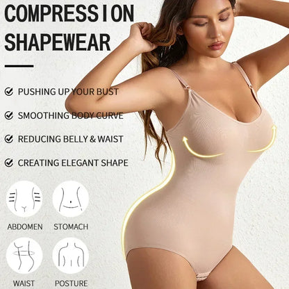 Slimming Shapewear Bodysuit for Women – Seamless Tummy Control & Body Contouring