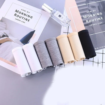 Soft Cotton Underwear for Women – 7PCS Plus Size Panties, Sexy & Comfortable